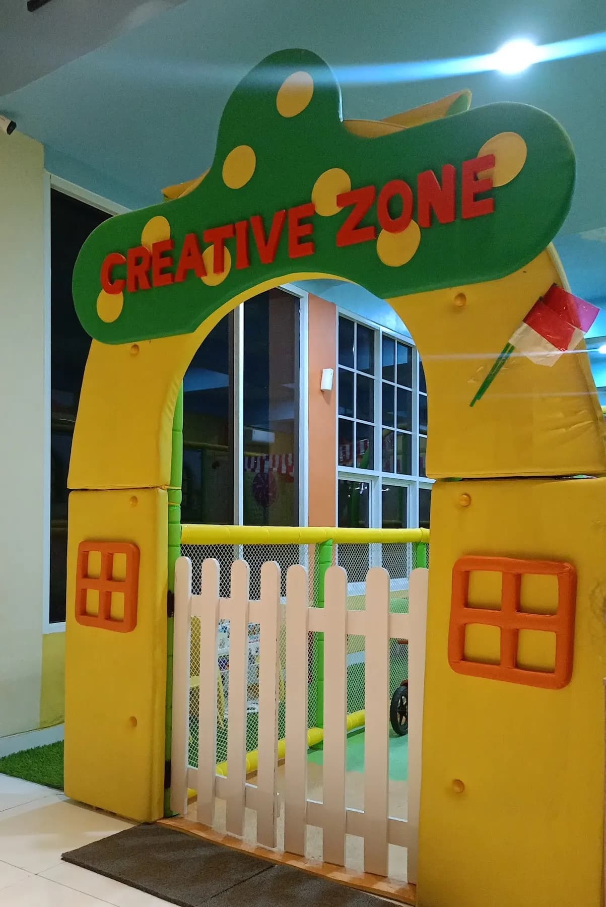Gerbang Creative Zone Playground, lokasi kelas Indice X Creative Zone
